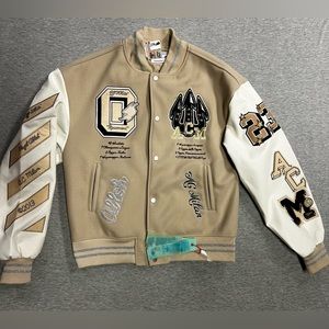 OFF White Varsity Jacket